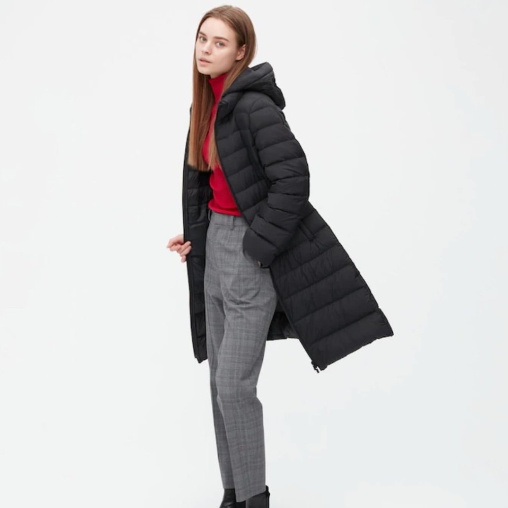 Uniqlo Light Down Long Puffer/Jacket - Small